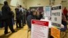Voters take to the polls in Wauwatosa, Wis., April 5, 2016. Republicans and Democrats both cast their votes in Tuesday's presidential primaries. 