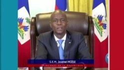 Prezidan Jovenel Moise pran lapawòl pou l eksplike sitiyasyon peyi a pandan li lanse apèl alinite