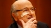 Suspended FIFA President Sepp Blatter attends a news conference in Zurich, Switzerland, Dec. 21, 2015, after he was banned for 8 years from all football related activities. 