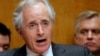 In this April 18, 2013 file photo, Sen. Bob Corker, R-Tenn. speaks on Capitol Hill in Washington.