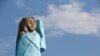 Rustic Sculpture of Melania Trump Unveiled Near Her Hometown 