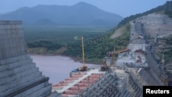 Eneo la bwawa Renassaince huko Ethiopia