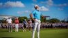 Elvis Smylie of Australia reacts after sinking his final putt to win the Australian PGA Championship at Royal Queensland Golf Club in Brisbane, Nov. 24, 2024. 