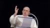 Pope Francis leads the Angelus prayer on the World Day of the Poor at the Vatican