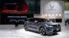 FILE - The VinFast VF e36 is shown at the AutoMobility LA auto show Thursday, Nov. 18, 2021, in Los Angeles. VinFast announced plans Tuesday, March 29, 2022, to build a plant in North Carolina to manufacture electric vehicles, promising to bring 7,500 jo