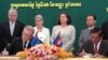 Cambodian Interior Minister Sar Kheng signs an MOU on Friday sept 26 with Australia Immigration Minister Scott Morrison to resettle refugees in Cambodia.