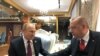 Shugaban Rasha Vladimir Putin (Hagu) Shugaban Turkiyya Recep Tayyip Erdogan (Dama)