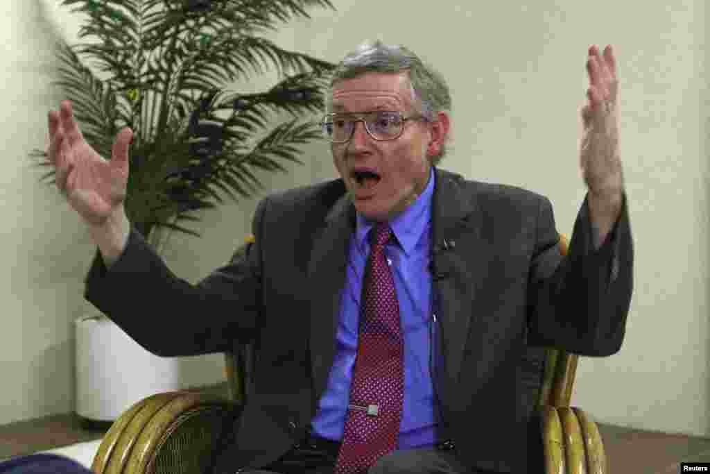 William Moerner, laureate of the 2014 Nobel Prize for Chemistry, in Recife, Brazil, Oct. 8, 2014.
