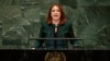 La ecuatoriana María Fernanda Espinosa, expresidenta de la Asamblea General de la ONU y excanciller de su país, busca ser la primera mujer en asumir la secretaría general de la OEA. Foto AP.