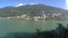 The Naini Lake lies in the midst of tall mountains in Nainital in India's northern Uttarakhand state. (VOA/A. Pasricha)