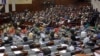 FILE - Afghan parliament members.