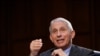 Dr. Anthony Fauci, director of the National Institute of Allergy and Infectious Diseases, testifies during a Senate Health, Education, Labor and Pensions Committee hearing on the federal coronavirus response on Capitol Hill in Washington, Thursday,…