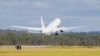 In this photo provided by the Australian Defense Force, a Royal Australian Air Force P-8 Poseidon aircraft departs an airbase in Amberly, Australia, Jan. 17, 2022, to assist Tonga after the eruption of an undersea volcano. (LACW Emma Schwenke/ADF via AP)