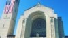 The Basilica of the National Shrine of the Immaculate Conception in Washington. (S. Lemaire/VOA)