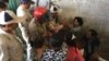 Cambodian security forces confront former of Borei Keila residents in Phnom Penh, Cambodia, Tuesday, January 3, 2017. (Kann Vicheika/VOA Khmer)