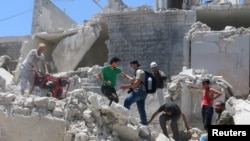 Alep, Syrie. 11 juillet 2016. 