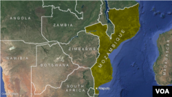 Moçambique. Manica fica na zona central do país.