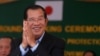  Cambodia's Prime Minister Hun Sen attends a groundbreaking ceremony for the Project for Flood Protection, donated by Japan, in Phnom Penh, Cambodia, March 4, 2019. REUTERS/Samrang Pring