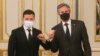 Президент Украины Владимир Зеленский и Госсекретарь США Энтони Блинкен. Киев, 6 мая 2021.