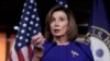 Speaker of the House Nancy Pelosi, D-Calif., meets with reporters following escalation of tensions this week between the U.S. and Iran, Jan. 9, 2020, on Capitol Hill in Washington. 