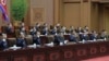 Ảnh chụp một phiên họp của quốc hội Triều Tiên do hãng thống tấn KCNA công bố hôm 28/9/2023 (AFP PHOTO/KCNA VIA KNS).