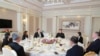 FILE - North Korean leader Kim Jong Un meets with US Secretary of State Mike Pompeo in Pyongyang in this photo released by North Korea's Korean Central News Agency. 