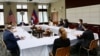 U.S. Deputy Secretary of State Wendy R. Sherman and Ambassador W. Patrick Murphy met with civil society representatives and journalists to discuss the state of democracy and human rights in Cambodia, June 1, 2021. (Facebook/US Embassy Phnom Penh)