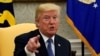 U.S. President Donald Trump speaks in the Oval Office of the White House in Washington, Oct. 10, 2017. 