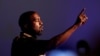 Le rappeur Kanye West lors de son premier meeting de campagne à la présidence à North Charleston, en Caroline du Sud, aux États-Unis, le 19 juillet 2020. (Photo; REUTERS/Randall Hill)