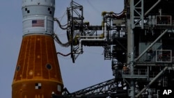 Фото: місія "Артеміда-1" на пусковому майданчику у Флориді, 2 вересня 2022 року. (AP Photo/Brynn Anderson)