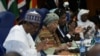 Des chefs d'Etat de la Cedeao lors d'un sommet le 17 décembre 2016 à Abuja.

