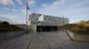FILE - A picture taken on Nov. 23, 2015, shows the new building of the International Criminal Court (ICC) in The Hague, The Netherlands. 