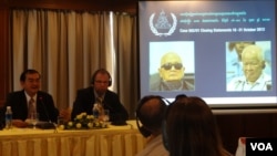 Nuon Chea, the Khmer Rouge’s main ideologue, and Khieu Samphan, its nominal head of state, are facing charges of atrocity crimes, including genocide.