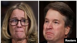 Professora Christine Blasey Ford Brett Kavanaugh, 28 de Setembro, 2018.