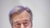 U.N. Secretary-General Antonio Guterres poses for a portrait during an interview with The Associated Press at the COP25 climate talks summit in Madrid, Dec. 2, 2019.