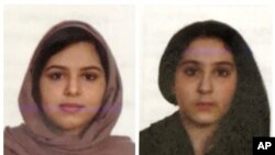 Wasichana wa Saudia waliopatikana wamekufa ufukweni mwa mto Hudson ulioko jijini New York, Jumanne Octoba 30, 2018. (Picha ya NYPD kupitia shirika la habari AP)