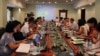 Qariyb 30 jurnalist qatnashayotgan seminarda dunyoda va O'zbekistonda odam savdosiga bog'liq vaziyat muhokamada. 