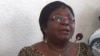 Brigitte Adjamagbo, coordonnatrice de la coalition, à Lomé, au Togo, le 12 septembre 2018. (VOA/Kayi Lawson)