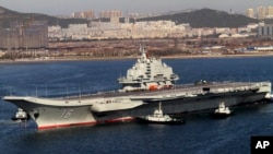 辽宁号航空母舰 （资料图片）