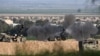 Israel pháo kích Gaza.