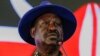 Le chef de l'opposition kenyane Raila Odinga de l'Alliance One Kenya, qui a contesté l'élection présidentielle, s'adresse à la nation après l'annonce des résultats de l'élection présidentielle à Nairobi, au Kenya, le 16 août