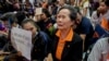 A supporter of Thailand's Future Forward Party cries as they watch a live television broadcast of a court verdict at their party's headquarters in Bangkok, Thailand, Friday, Feb. 21, 2020. Thailand's Constitutional Court on Friday ordered the…