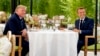Shugaban Amurka Donald Trump (hagu) da shugaban Faransa Emmanuel Macron (dama)